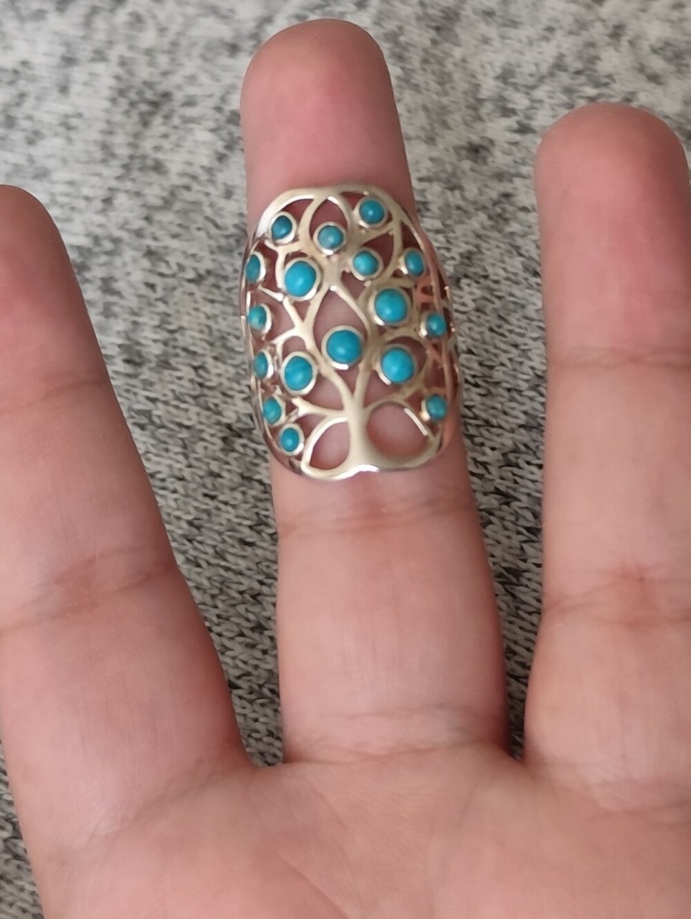 Sterling-Silver 925 Women's Ring - Sz: 7